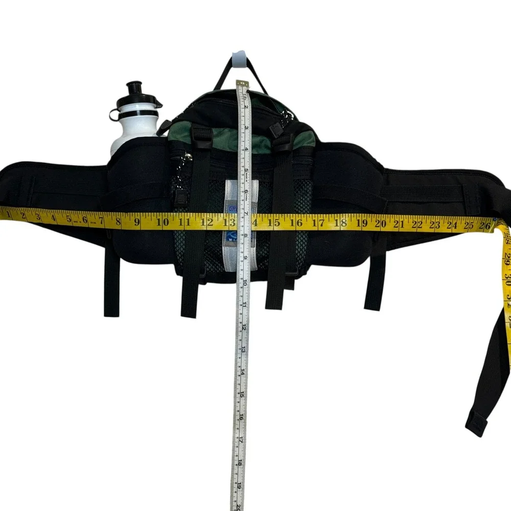 Gregory Mirage Hydration‎ Waist Pack Bottle Carrier Black Green Trail Hiking USA